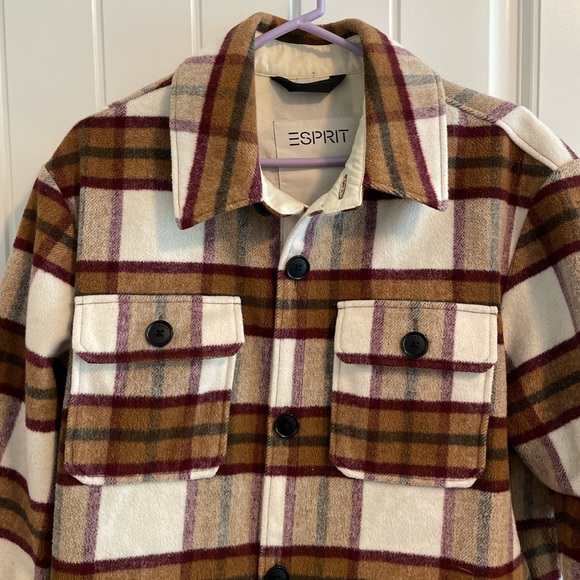 ESPRIT Men’s Fall Flannel Jacket - Picture 5 of 8